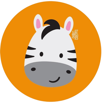 М'яч Artyk Sportox Kids 133664 ПВХ Зебра 230 мм (5901811133664)
