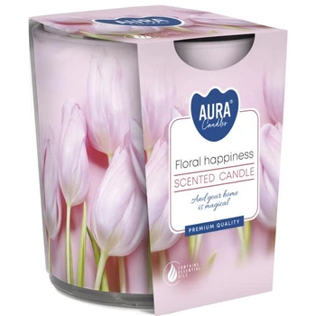 Свчічка ароматична Aura (Bispol) Квіткове щастя (27425)