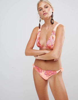 Купальний топ жіночий помаранчевий River island 40p (Х35961_0426) M