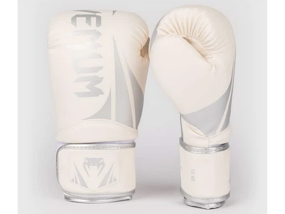 Рукавички боксерські VENUM Challenger 2.5 Boxing Gloves 10 унцій білий/сріблястий (6014)