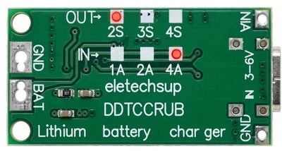 BMS 2S 4A Type-C 8.4V контроллер заряда ddtccrub