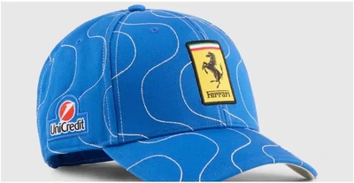 Синя кепка Special Edition Ferrari Monza 2025 Charles Leclerc – бейсболка Scuderia Ferrari F1