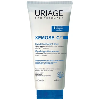 Гель-крем Uriage Xemose C8+ мягкий очищающий для лица и тела 200 мл