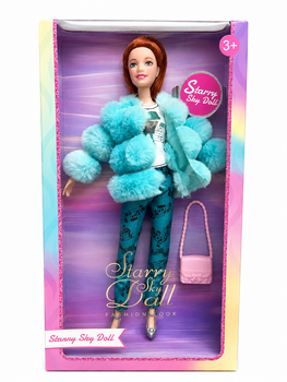 Лялька модниця Starry Sky Doll 32 см, шарнірна лялька з одягом та аксесуарами SK 051 C