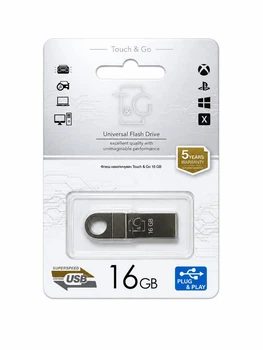 Накопичувач USB 16Gb 2.0 T&G 027 metal Series (silver)