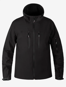 Куртка рабочая утепленная RUSSEL SoftShell 280 г/м2² размер 64-66 рост 3-4 черный - Спецодежда зимняя утепленная