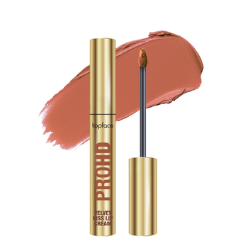 Помада для губ рідка матова topface PROHD Velvet Kiss (PT212), 3 г, 004 Satin Taupe, бежево-коричнева