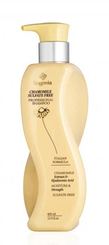 Бессульфатный шампунь для волос Bogenia BG461№001 Sulfate Free Professional Shampoo с ромашкой, 400 мл