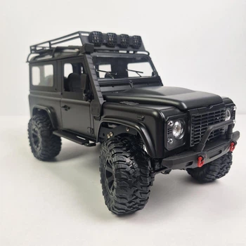 Радиоуправляемая машинка Land Rover Defender черный на пульте управления, внедорожник на радиоуправлении
