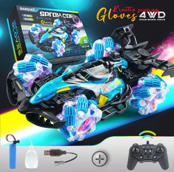 Трюковая машинка на радиоуправлении Spray Race Spray Racer, Синя