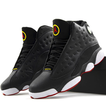 Кроссовки женские и мужские Ni Air Jord 13 Black / Най аир Джорд 13 черные высокие 39