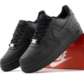 Кроссовки женские и мужские Ni Air Force 1 classic / кроссовки Най аир Форс 1 черные классические 44