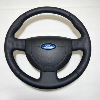 Чехол-Оплетка на руль из натуральной кожи для Ford Fusion 2002-2012