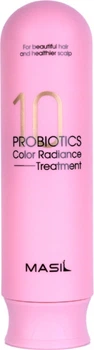 Balsam do włosów Masil 10 Probiotics Color Radiance z witaminą E i olejem z otrębów ryżowych 300 ml (8809744061658)