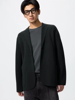 Пиджак мужской Uniqlo 482639839 XL Черный (1161682005)