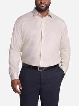 Рубашка хлопковая мужская Calvin Klein 523293764 5XL Бежевая (1161534318)
