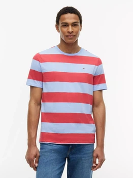 Футболка бавовняна довга чоловіча Tommy Hilfiger 772987416 M Різнокольорова (1161621878)