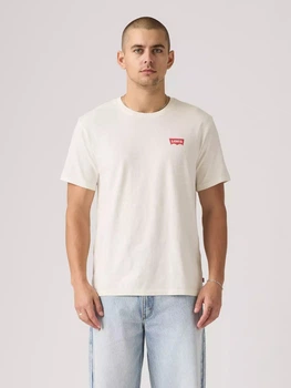 Футболка бавовняна довга чоловіча Levi`s 106252536 XL Молочна (1161547927)