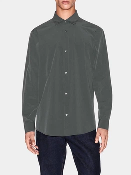 Рубашка мужская Armani Exchange 203212972 M Зеленая (1161579761)