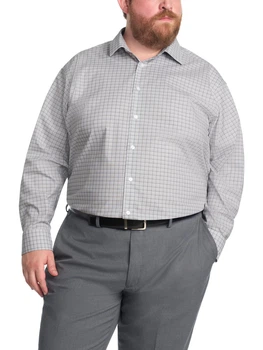 Рубашка хлопковая мужская Calvin Klein 736757204 2XL Серая (1161629642)