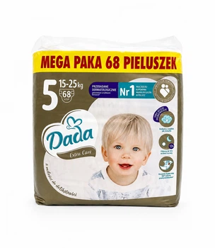Підгузки памперси Dada Extra Care Mega Paka Розмір 5 (15-25 кг) 68 шт