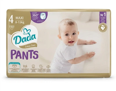 Підгузки-трусики Dada Pants Розмір 4 (8-15 кг) 46 шт