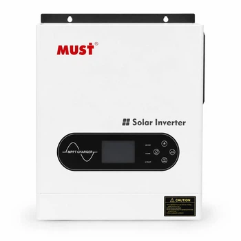 Солнечный гибридный инвертор MUST PV18-2012 ECO 2 кВт 12 В, MPPT 80 А чистая синусоида