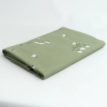 Простынь Moon&Star Green Bloom Бязь Gold Люкс 150х220 см (MS-860000513)