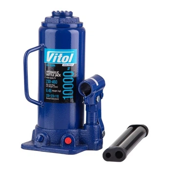 Домкрат Vitol DB-10004/T91004, телескопічний, гідравлічний, 10т, min 230мм, max 460мм (DB-10004) VITOL DB-10004 1071710