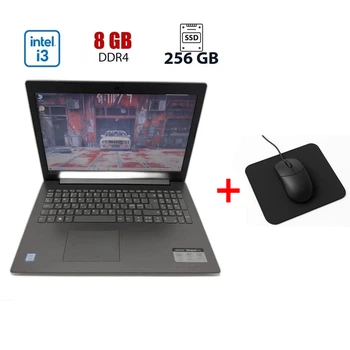 Ноутбук Lenovo Ideapad 330-15IKB / 15.6" (1366x768) TN / Intel Core i3-8130U (2 (4) ядер по 2.20 - 3.4 GHz) / 8 GB DDR4 / 256 GB SSD / Intel UHD Graphics 620 / WebCam б/у + Подарок Мышка и коврик