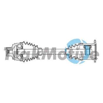 Приводний вал TRAKMOTIVE 30-2365 Audi A6, A7, A8, Q5 4G0407271G, 4H0407271K