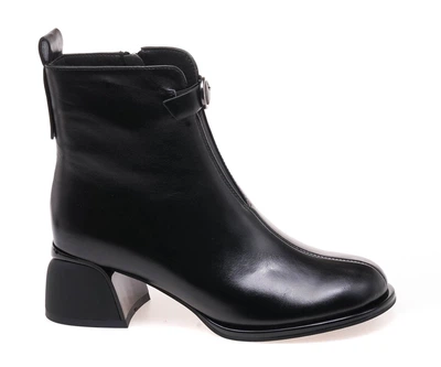 Черевики жіночі Geronea B406-P59-YP1984B/BLACK LTHR 38 Чорний