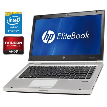Ноутбук HP EliteBook 8460p / 14" (1600x900) TN / Intel Core i7-2620M (2 (4) ядра по 2.7 - 3.4 GHz) / 8 GB DDR3 / 500 GB HDD / AMD Radeon HD 6470M, 1GB DDR3, 64-bit / WebCam / DVD-ROM б/у