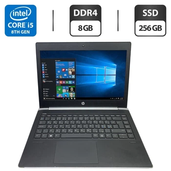 Ноутбук Б-класс HP ProBook 430 G5 / 13.3" (1920x1080) IPS / Intel Core i5-8250U (4 (8) ядра по 1.6 - 3.4 GHz) / 8 GB DDR4 / 256 GB SSD / Intel UHD Graphics 620 / WebCam б/у