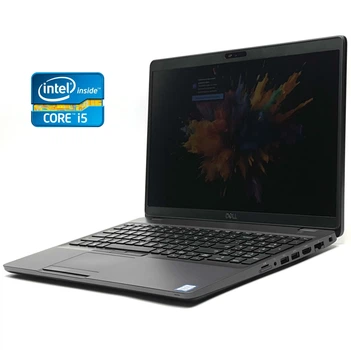 Ноутбук Б-класс Dell Latitude 5500 / 15.6" (1920x1080) IPS / Intel Core i5-8365U (4 (8) ядра по 1.6 - 4.1 GHz) / 8 GB DDR4 / 256 GB SSD / Intel UHD Graphics 620 / WebCam / Win 10 Pro б/у