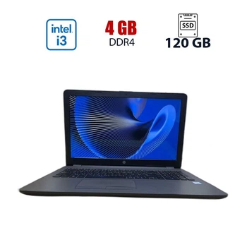Ноутбук HP 250 G6 / 15.6" (1920x1080) TN / Intel Core i3-6006U (2 (4) ядер по 2.00 - 2 GHz) / 4 GB DDR4 / 120 GB SSD / Intel HD Graphics 620 / WebCam б/у