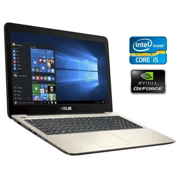 Ноутбук Б-класс Asus F556U / 15.6" (1920x1080) TN / Intel Core i5-6200U (2 (4) ядра по 2.3 - 2.8 GHz) / 8 GB DDR4 / 256 GB SSD / nVidia GeForce 930MX, 2 GB DDR3, 64-bit / WebCam / Win 10 б/у