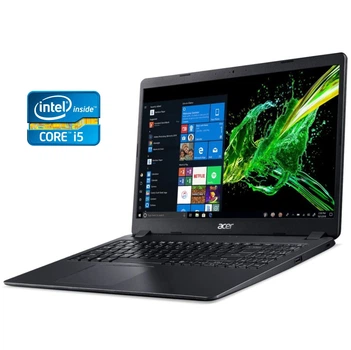 Ноутбук Б-класс Acer Aspire 3 A315-54K / 15.6" (1920x1080) TN / Intel Core i5-6300U (2 (4) ядра по 2.4 - 3.0 GHz) / 8 GB DDR4 / 128 GB SSD / Intel HD Graphics 520 / WebCam / Win 10 б/у