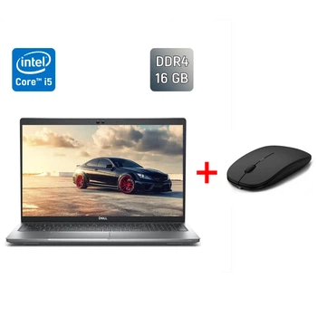 Ультрабук Dell Latitude 5530 / 15.6" (1920x1080) IPS / Intel Core i5-1240P (12 (16) ядер по 3.3 - 4.4 GHz) / 16 GB DDR4 / 256 GB SSD / Intel Iris Xe Graphics / WebCam / TouchID б/у + Подарок Беспроводная мышь / USB