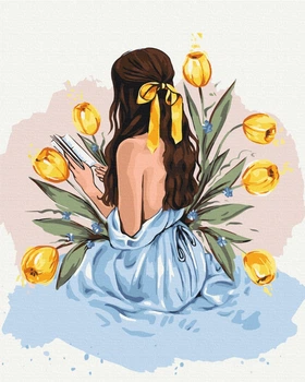 Преміум картина за номерами Brushme Історія тюльпанів © Alla Berezovska 40x50 BS53574