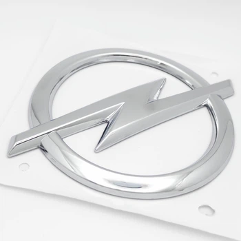 Эмблема логотип Opel 12,0*9,5 см ABS, хром, глянец