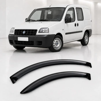 Дефлектори вікон вітровики для Fiat Doblo 2d 2000 Скотч 3M (AMF20300) Acrylic 2 шт