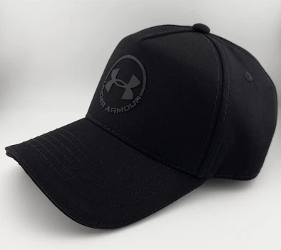 Бейсболка Тракер COTTON с резиновым патчем UNDER ARMOUR черного цвета M (57-58 см)