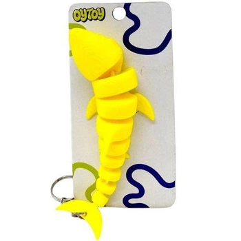 Брелок (3D печать) Flexi Shark / Акула Keychain (микс видов)