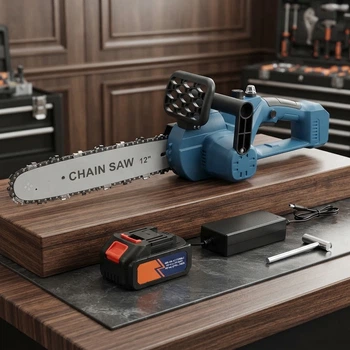Акумуляторна ланцюгова пилка DOMOTEC Chain Saw 12'' 96V