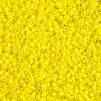 DB-721 Бісер Miyuki Delica Beads 11/0 (натуральний жовтий лимонний), 50 г