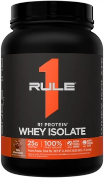 Сывороточный изолят протеина Rule 1 Protein Whey Isolate порошок 683 г Молочный шоколад (196671001092)