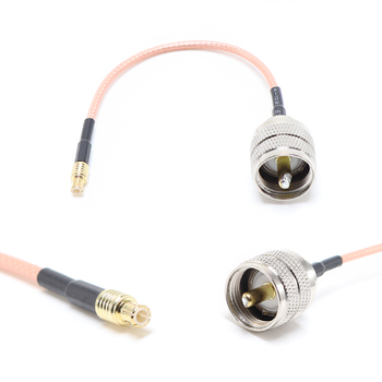 Пигтейл на кабель RG316 - 15 см / MCX male - UHF male / [PG0402]