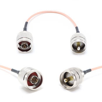 Пигтейл на кабель RG316 - 15 см / N male - UHF male / [PG0484]