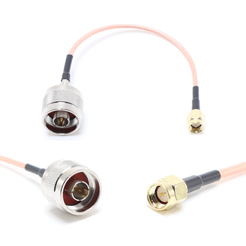 Пигтейл на кабель RG316 - 15 см / SMA male - N male / [PG0202]